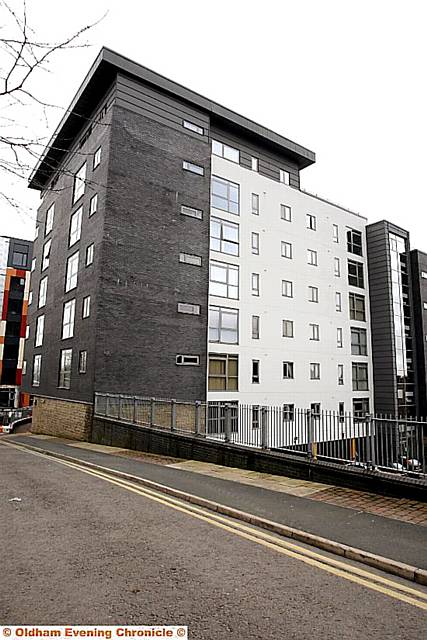 THE Astoria apartments on Cardinal street, Oldham