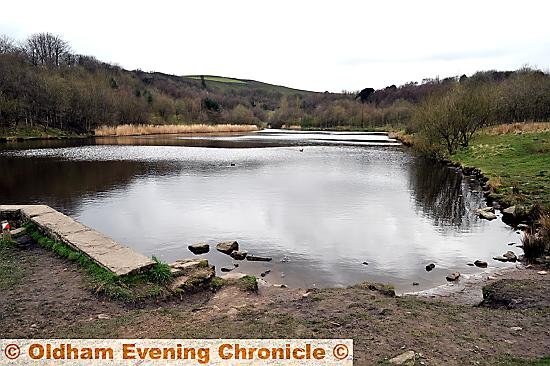 Strinesdale Reservoir.