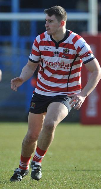 Joe Burke . . . one of two Oldham try-scorers in defeat