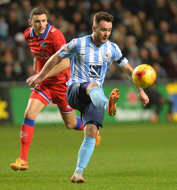 HOT STREAK . . . Adam Armstrong has struck 19 goals so far this season.