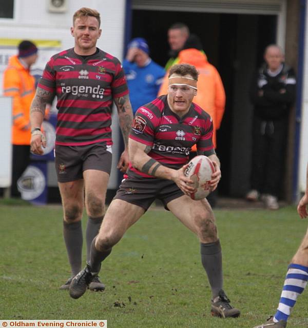 RICHARD LEPORI . . . the Oldham full-back faces a fitness check ahead of Sunday's trip to London