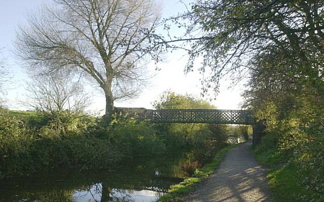 Daisy Nook Country Park - Pinch Farm Footbridge before it was demolished