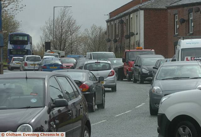 BUSES are finding increasingly difficult to get from A to B. BUSES are finding increasingly difficult to get from A to B.