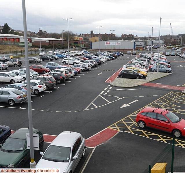 DERKER station car park for Metrolink users