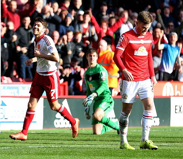 RYAN FLYNN . . . the former Sheffield United star was due to meet Athletic officials today
