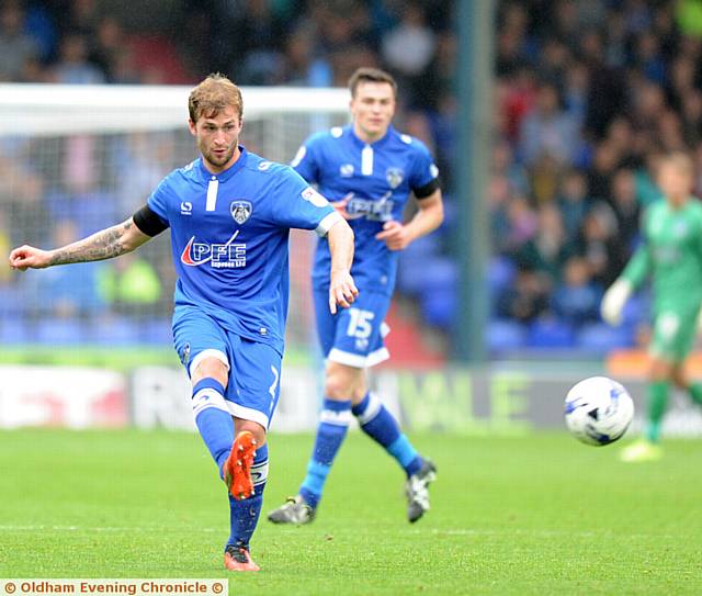 WINNING GOAL . . . Josh Law