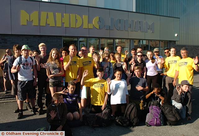 YOUNGSTERS, staff and volunteers will set off to walk the 44-mile challenge route to raise money for Mahdlo YOUNGSTERS, staff and volunteers will set off to walk the 44-mile challenge route to raise money for Mahdlo