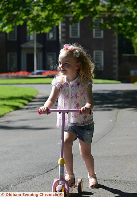 PARK playtime . . . for Macie Timlin 