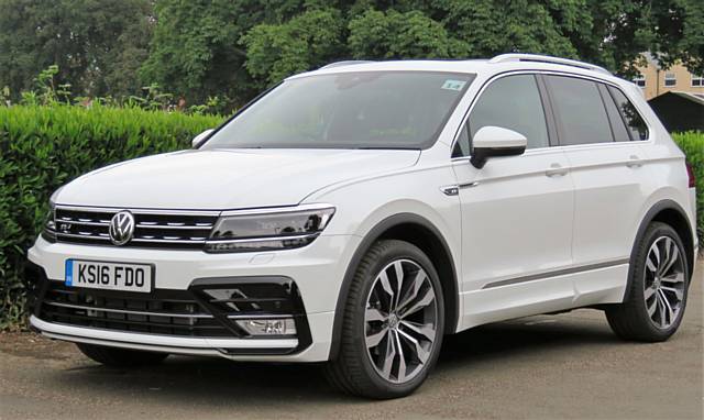 Best looking SUV around? The new Volkswagen Tiguan in R-Line trim.