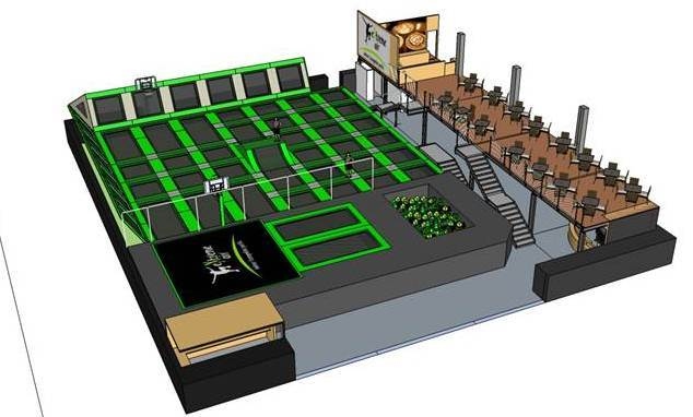 EXTREME Air Trampoline Park plan