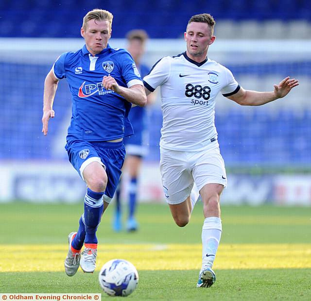 POINT TO PROVE . . . Athletic loanee Billy Mckay will line-up against his parent club tonight