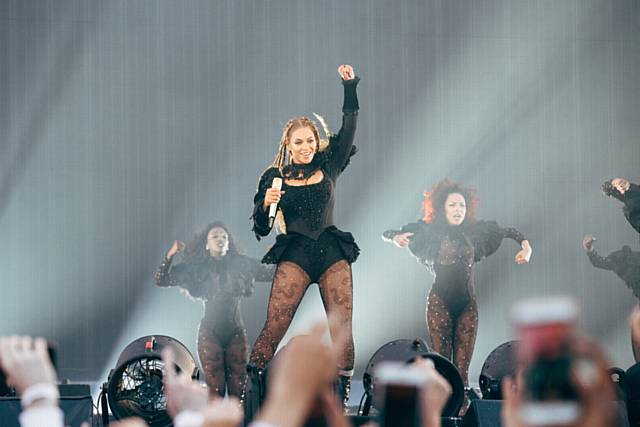 MANCHESTER, UK - JULY 5: Beyonce performs during the Formation World Tour at Old Trafford Cricket Ground on Tuesday, July 5, 2016, in Manchester, United Kingdom. (Photo by Andrew White/Parkwood Entertainment)