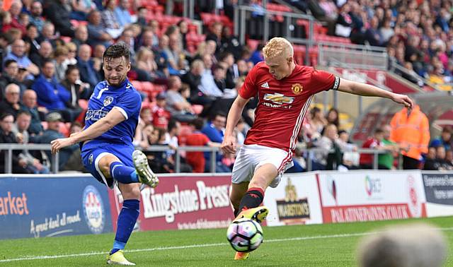 PIVOTAL ROLE . . . Marc Klok (left) is capable of making a big impact against walsall tomorrow PIVOTAL ROLE . . . Marc Klok (left) is capable of making a big impact against walsall tomorrow