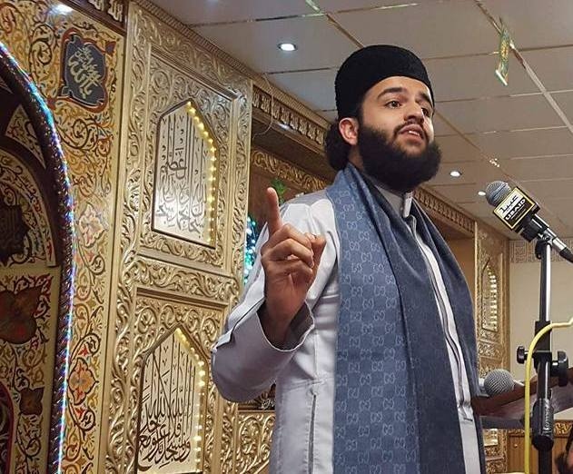 Pakistani clerics who praised an Islamist assassin in Pakistan were allowed to speak at a mosque in Oldham. Pictured is Hassan Haseeb ur Rehman