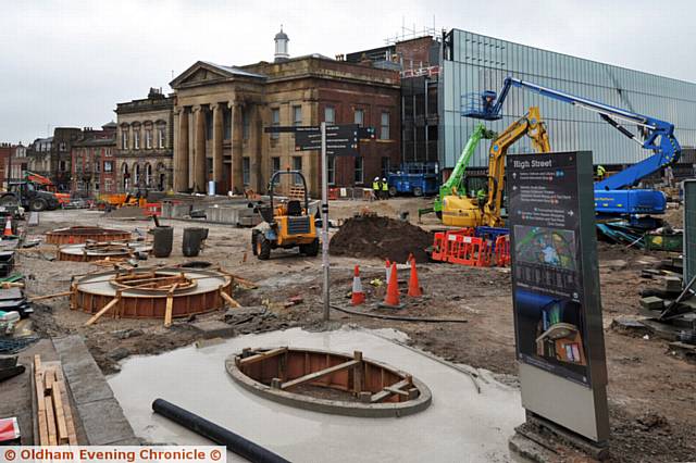 New Oldham Town Hall development. 