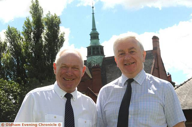 Peter Wood (left) and Gary Hulme.