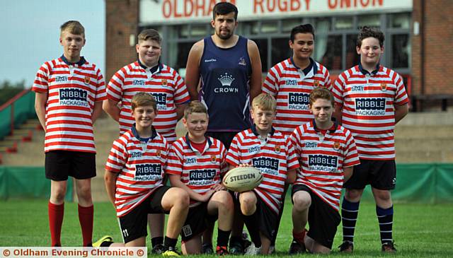 Back: Will Lunt, Marshall Yates, Josh Watson, Max Walsh, Cameron Elliott. Front: Alfie Wood, James Queenan , Reece Longdin, Harris Burrows