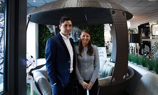 PHILIP and Joanne Lomax, of Moda Furnishings PHILIP and Joanne Lomax, of Moda Furnishings