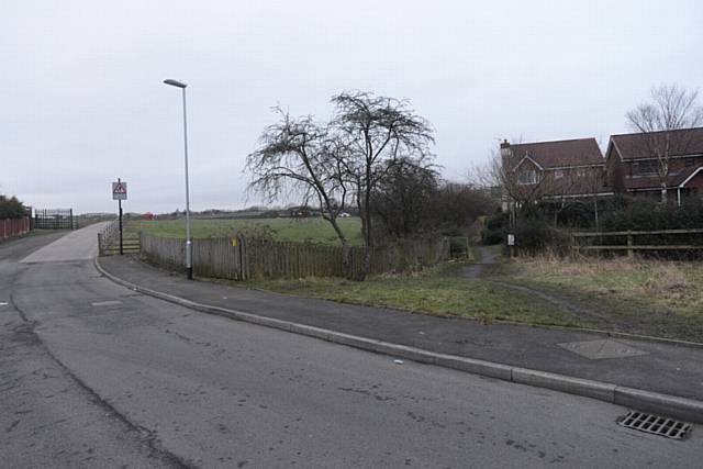 Public exhibition of plans for Cowlishaw Abattoir redevelopment. Pic shows view from Cocker Mill Lane.