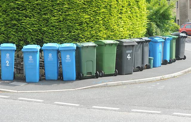 Bin collections are to change over Christmas