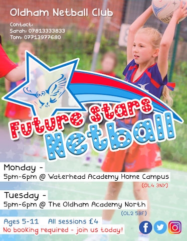 Oldham Netball Club - Future Stars!