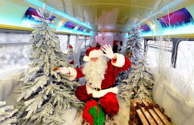 Elk Mill’s Big Red Christmas Bus