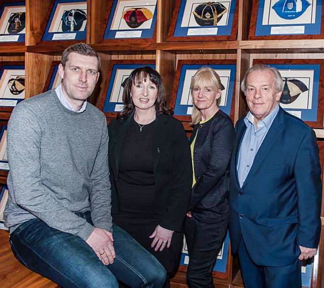 FROM the left: Ben Futcher, Gillian Nuttall, Colette Futcher, Gordon Taylor