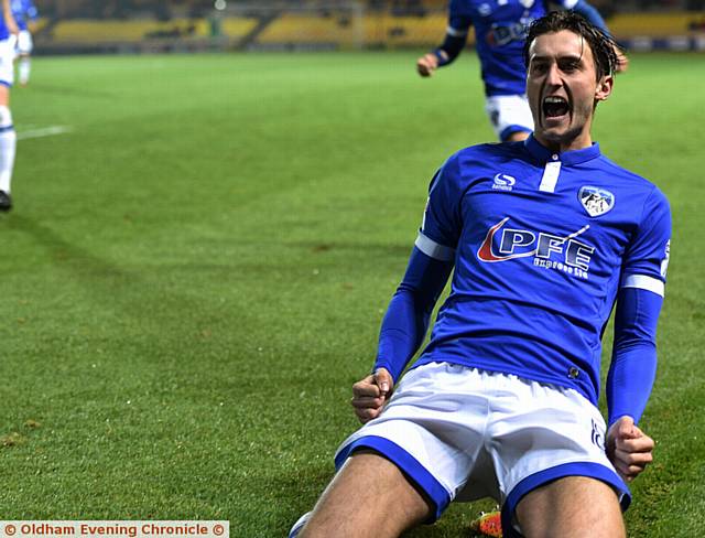 OLLIE BANKS . . . scored match-winning goal against Charlton Athletic in midweek