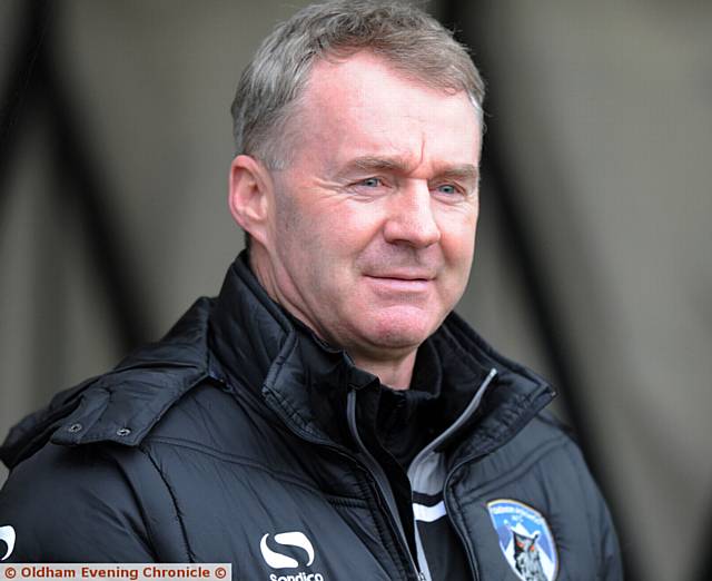 JOHN SHERIDAN . . . Goalkeeper decision