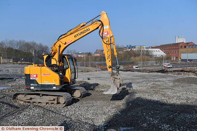 Land on north side of Primrose Bank, Oldham. A planning application for a warehouse and offices was succesful in 2016.