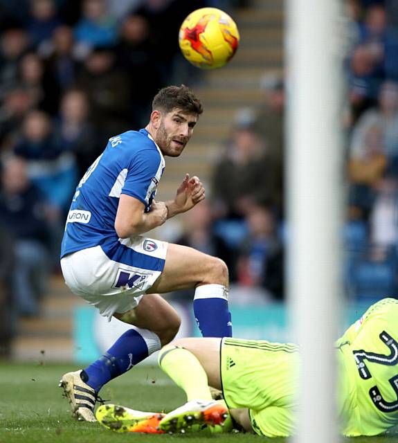SPIREITES THREAT: former Athletic target Ched Evans SPIREITES THREAT: former Athletic target Ched Evans