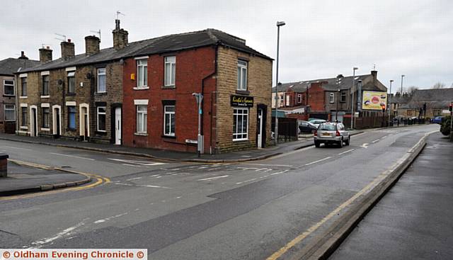 Linney Lane / Oak Street in Shaw where an assault took place