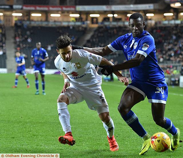 TOPE OBADEYI . . . two goals in 15 appearances for Athletic last season