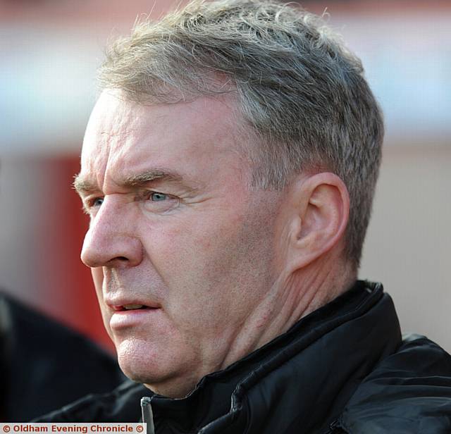 JOHN SHERIDAN . . . the Athletic boss has praised the spirit in the camp