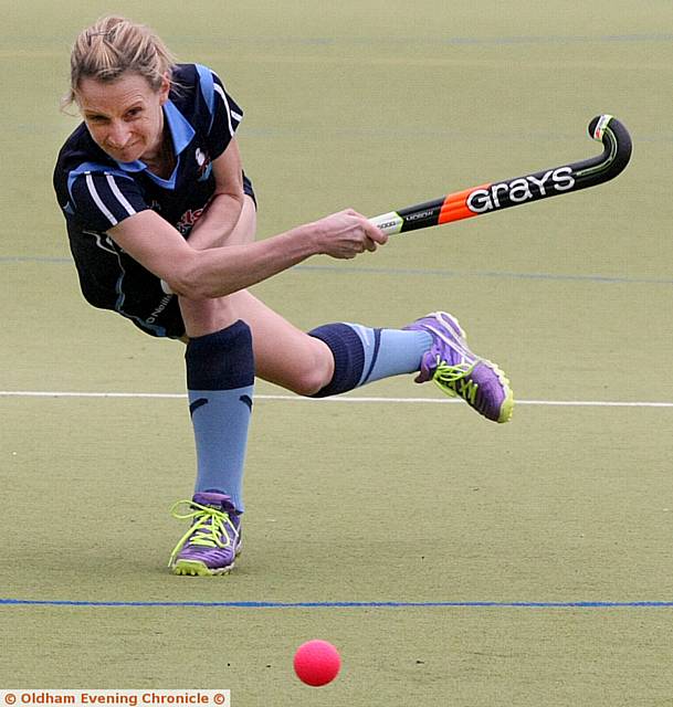 DAISY MAY WARD . . .wins the ball against Bowdon
