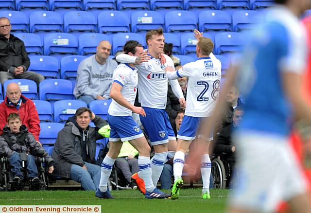 Lee Erwin goal celebration