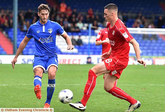 OLLIE BANKS . . . the midfield man will be a key figure against Sheffield United on Saturday