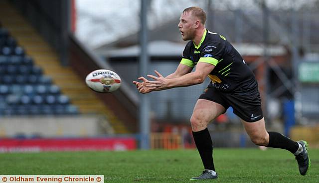 KEY FIGURE . . . Oldham's Scott Leatherbarrow will play a big role at Batley