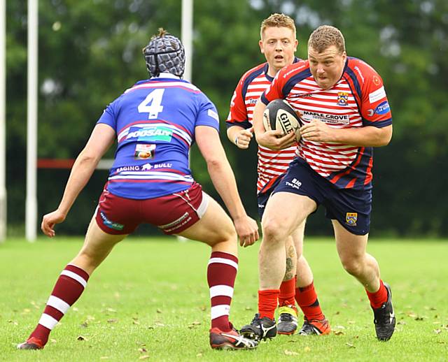 MAKING HIS MARK . . . Bobby Cullen was in great form for Oldham in their latest victory