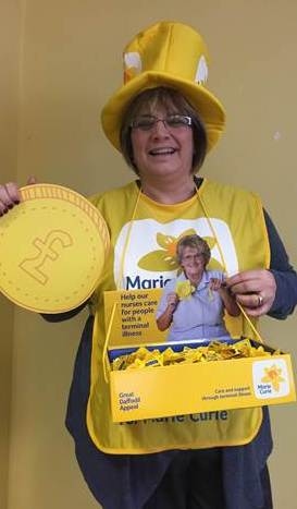 LYNN PARTRIDGE, Marie Curie community fundraiser for Manchester LYNN PARTRIDGE, Marie Curie community fundraiser for Manchester