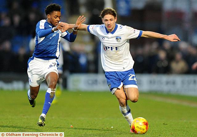 ROB HUNT . . . the defender says the spirit in the Athletic camp is good in the countdown to Saturday's clash at home to Bury