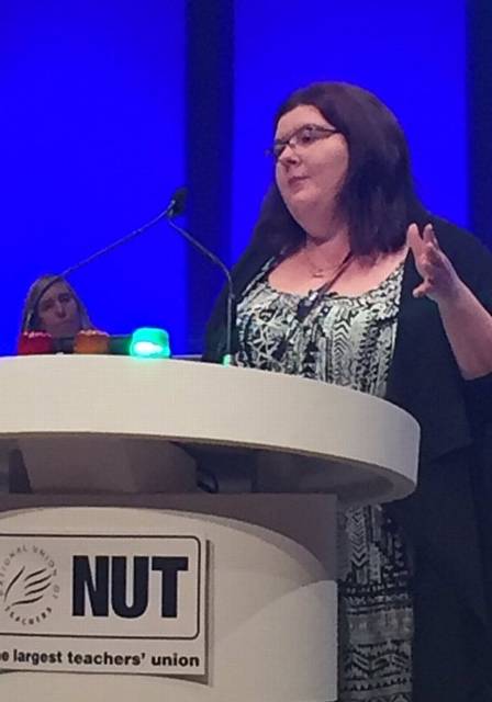 OLDHAM NUT delegate Samantha Nicholson-Hickling