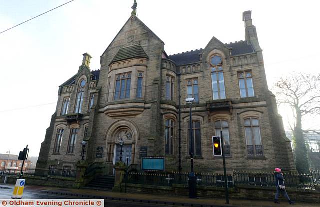 EXTERIOR . . . The old library building