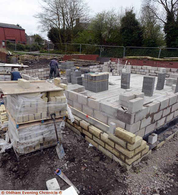 Housing development on the site of the former Neighbour's Chef Restaurant, Moorside.