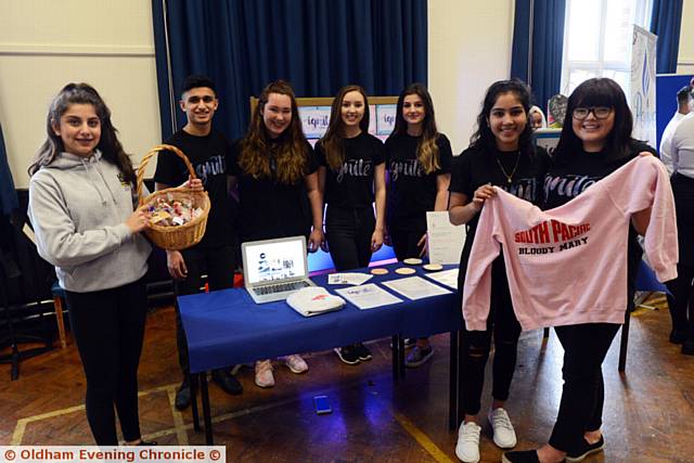 IGNITE: Left to right, Maria Gabrilatsou, Saad Qasim, Freya Howarth, Phoebe Dickson, Hannah Buckley, Ishika Lamba, Anna Stevenson
