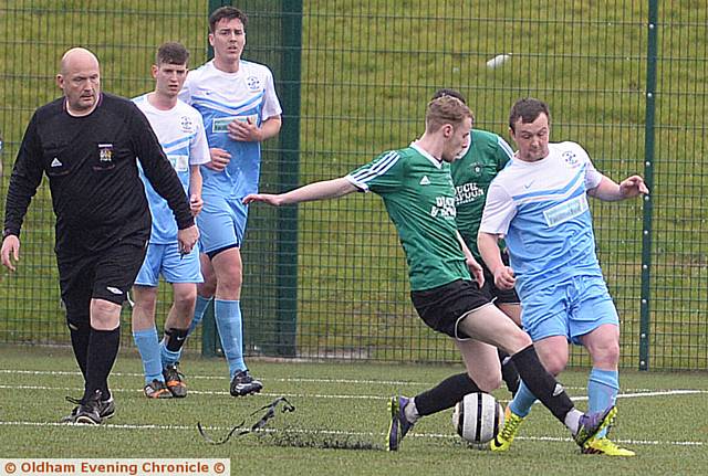 ON THE MARK AGAIN: Mark Hopwood (right)