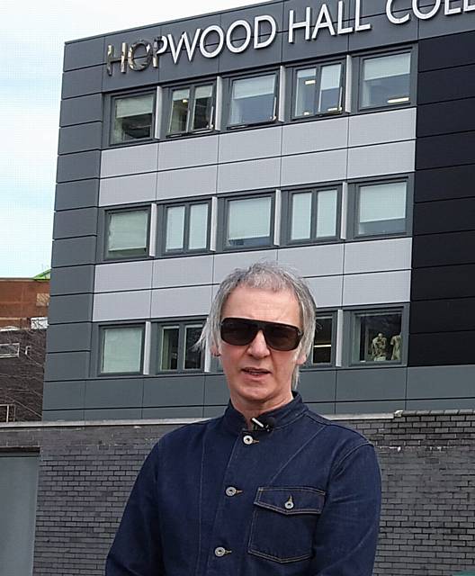 REUNION . . . Clint Boon revisits Hopwood Hall