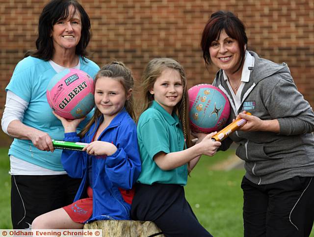 LEFT to right: Sheila Ryan, Jenna Davies, Phoebe Eglin and Debbie Chapman