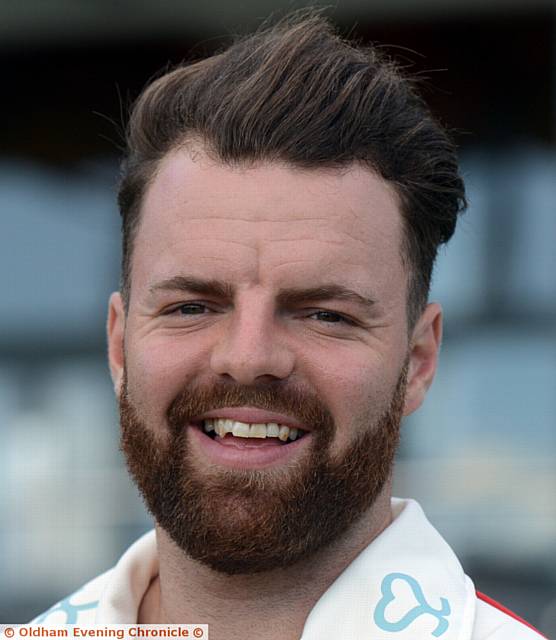 Lancashire County Cricket Club photocall 2017 at Old Trafford. Arron Lilley..