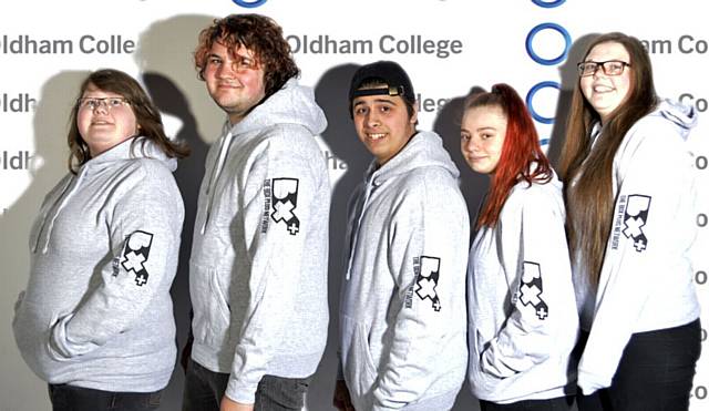 WINNERS . . . (from left) Holly Simkins, Daniel Brocklehurst, Ricardo Oliviera, Gabrielle Lopez and Emily Baynham Picture: AARON WALSTER